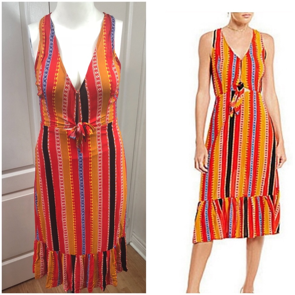 Gianni Bini Front Tie Stella Dress